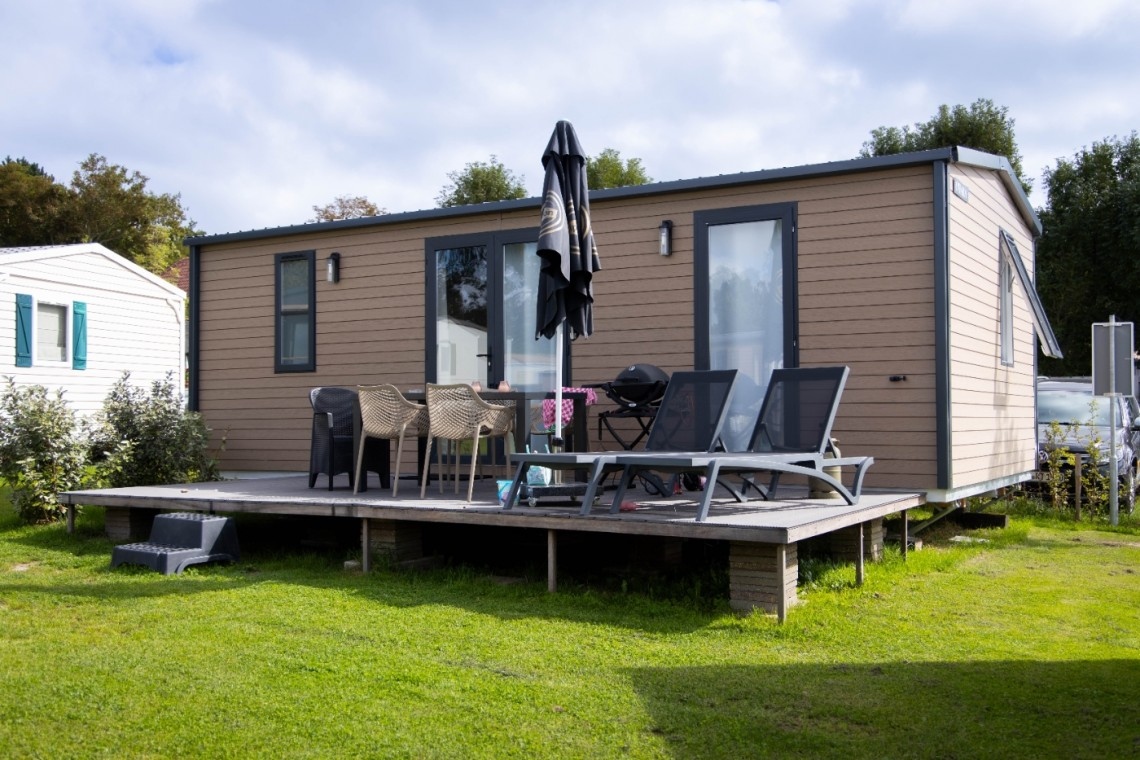 Vakantiehuisje in Noord-Holland op Camping Waddenzee